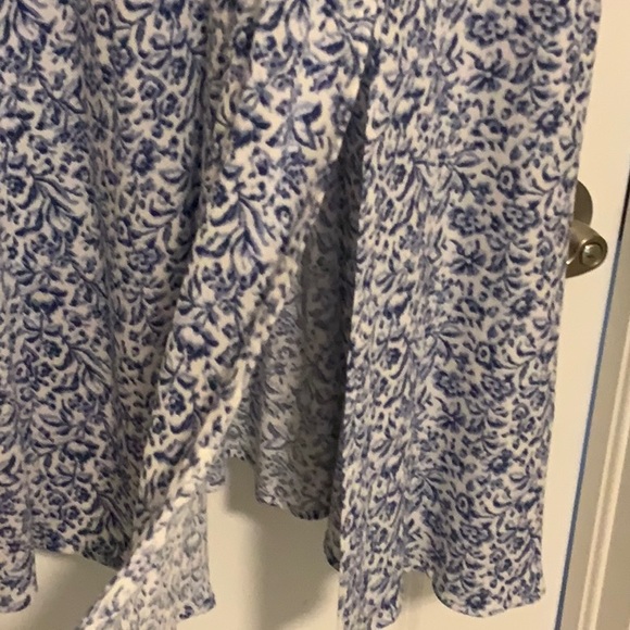 Banana Republic ECOVERO Blue Floral Midi Dress - Picture 3 of 9